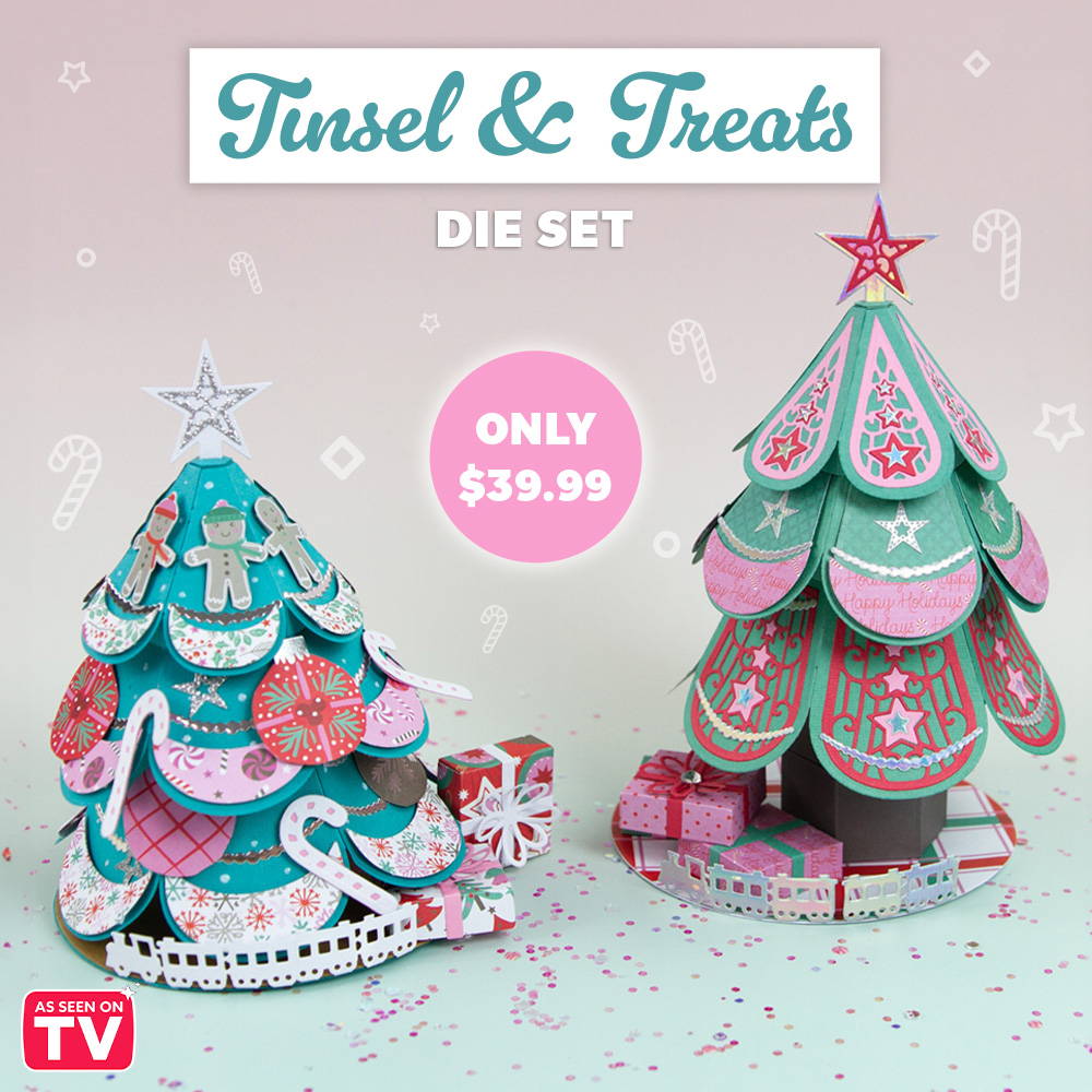 Tinsel & Treats Gift Box Die Set – Tonic Studios USA